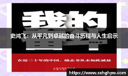 史鸿飞：从平凡到卓越的奋斗历程与人生启示